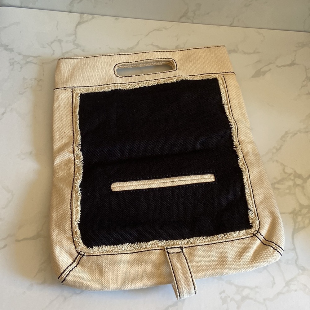 Hemptress Hemp Canvas Fold Over Clutch Bag Boho Eco Friendly Vegan Artisan Tote - Picture 7 of 10